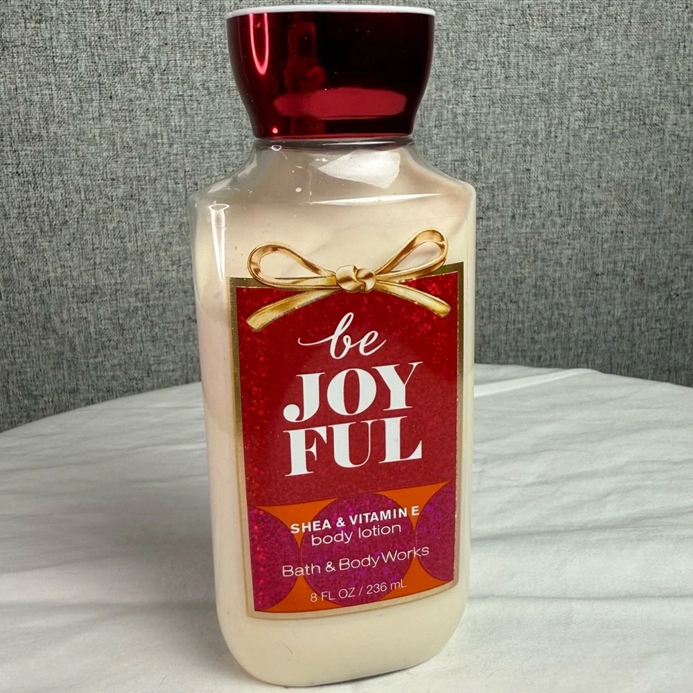 Bath & Body Works BE JOYFUL Lotion Holiday LIMITED Edition 8‎ oz Discontinued